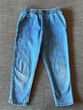 Zara Kids Medium Blue Denim Jogger Pants